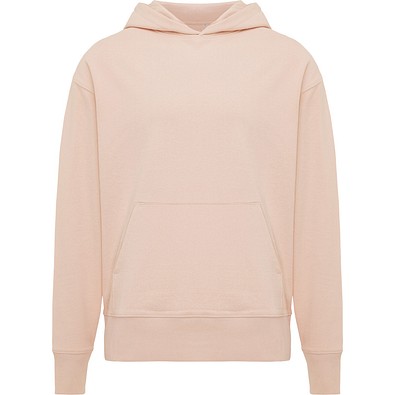 Iqoniq Yoho Relax-Hoodie aus recycelter Baumwolle, peach nectar, XS