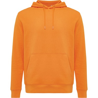 Iqoniq Rila Lightweight Hoodie aus recycelter Baumwolle, orange, M