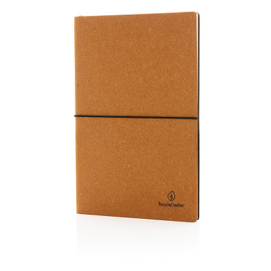 XD COLLECTION Notizbuch aus recyceltem Leder, DIN A5, liniert, braun XD COLLECTION Notizbuch aus recyceltem Leder, DIN A5, liniert, braun