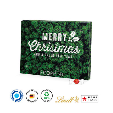 Adventskalender EcK5er, Lindt LINDOR Milchkugeln, inkl. Druck