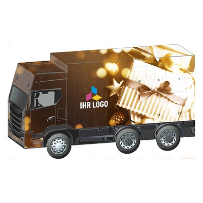 Adventskalender LKW, Lindt Schokotäfelchen, Gold-Paket