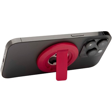 Ain Magnetische Smartphonehalterung  aus recyceltem Kunststoff mit Flaschenöffner, rot
