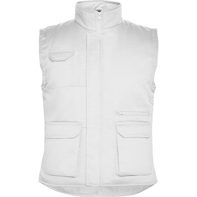 Allzweck Arbeitsweste ALMANZOR, XXL, Weiß