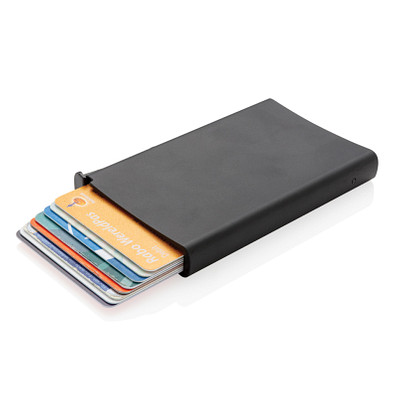 XD COLLECTION Aluminium RFID Kartenhalter, schwarz