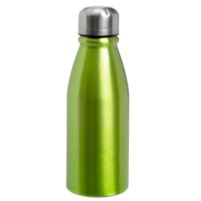 Aluminium Trinkflasche Fancy, 500 ml, apfelgrün/silber