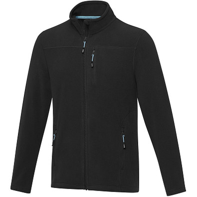 Amber GRS recycelte Fleecejacke für Herren, schwarz, 3XL