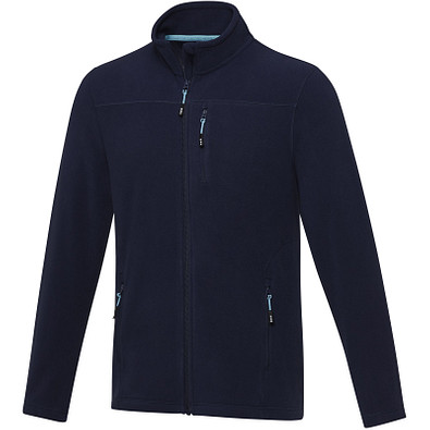 Amber GRS recycelte Fleecejacke für Herren, navy, XXL