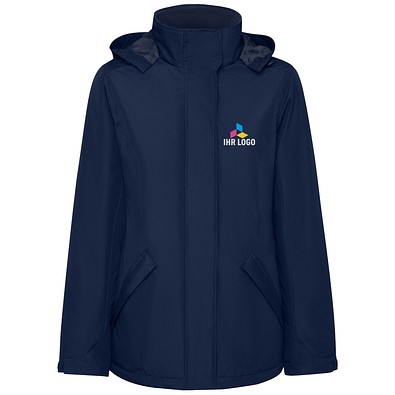 America wattierter Parka für Damen, Navy Blue, XL