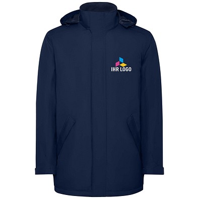 America wattierter Parka für Herren, Navy Blue, XL