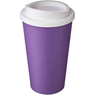 Americano® 350 ml Isolierbecher, lila/weiss
