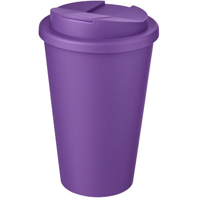 Americano® 350 ml Isolierbecher mit auslaufsicherem Schraubverschluss, lila/lila