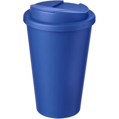 Americano® 350 ml Isolierbecher mit auslaufsicherem Schraubverschluss, mittelblau