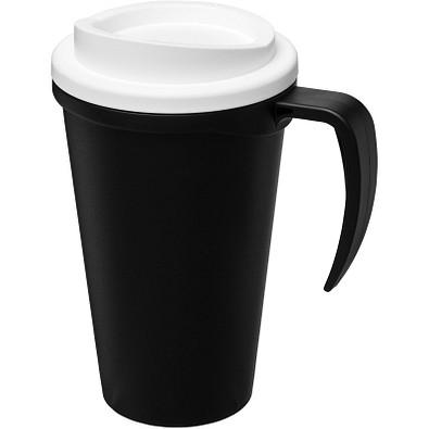 Americano Grande Isolierbecher, 350 ml, schwarz,weiss