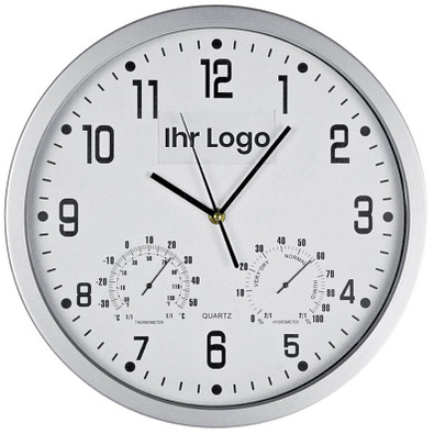 Analoge Wanduhr XL, ø 35 cm, Weiß Analoge Wanduhr XL, ø 35 cm, Weiß