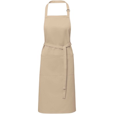 Andrea 240 g/m² Schürze mit verstellbarem Nackenband, Oatmeal