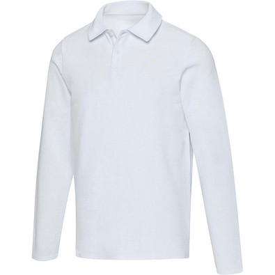 Apollo 245 g/m² Langarm Poloshirt Unisex, weiss, 3XL