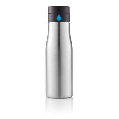 XD DESIGN Aqua Auslaufsichere Hydration Flasche, 650 ml, grau/blau XD DESIGN Aqua Auslaufsichere Hydration Flasche, 650 ml, grau/blau