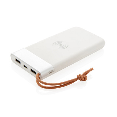 XD XCLUSIVE Wireless Charging Powerbank Aria 5W, 8.000 mAh, weiß