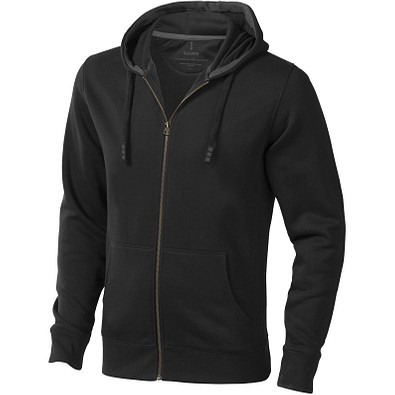ELEVATE Herren Kapuzensweatjacke Arora, schwarz, XXXL