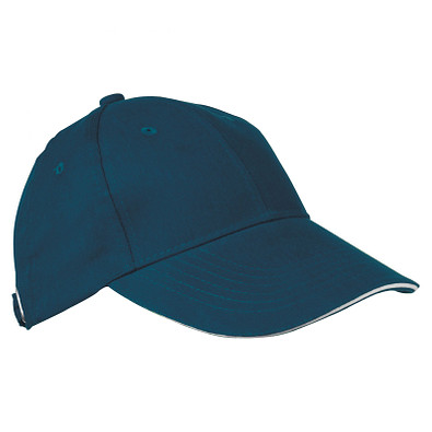AZO freie 6 Panel Sandwich Baseball Cap, türkis