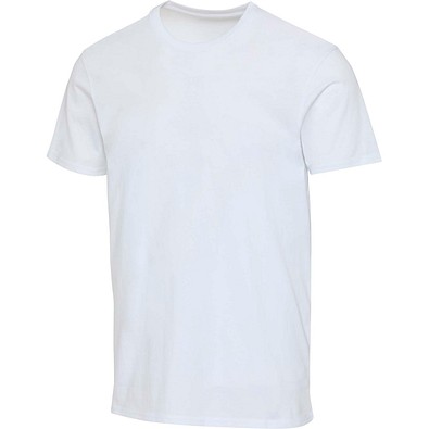 Azurite 160 g/m² Kurzärmeliges T-Shirt Bio Baumwolle (OCS), unisex, weiss, 3XL