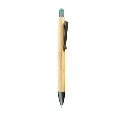 PENKO® Bambus-Touchkugelschreiber Tahiti, grün