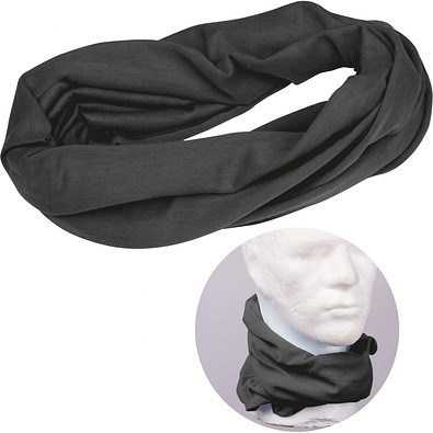 Bandana Loop Schal , schwarz