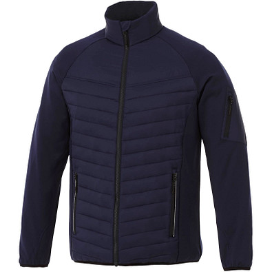 ELEVATE Herren Hybrid-Thermojacke Banff, dunkelblau, S