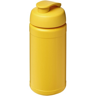 Baseline® Plus 500 ml Sportflasche mit Klappdeckel, gelb