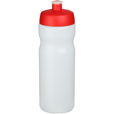 Baseline Plus Sportflasche, 650 ml, transparent,rot