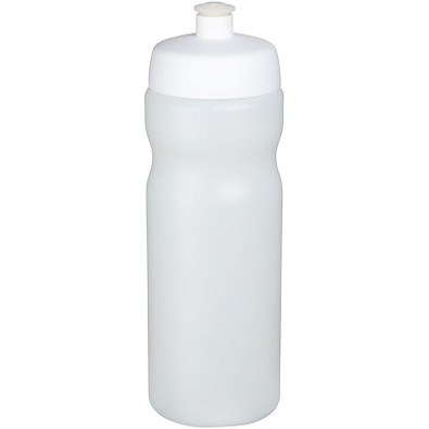 Baseline Plus Sportflasche, 650 ml, transparent,weiss