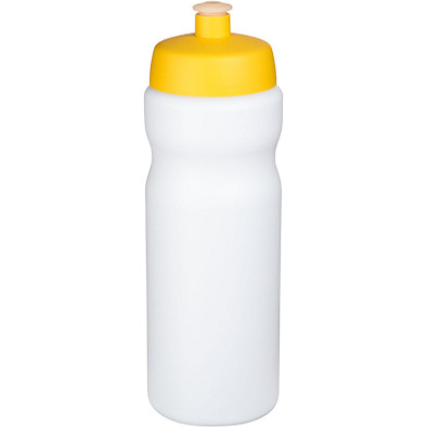 Baseline Plus Sportflasche, 650 ml, weiss,gelb