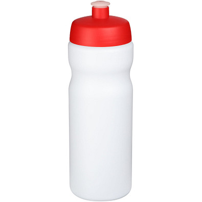 Baseline Plus Sportflasche, 650 ml, weiss,rot
