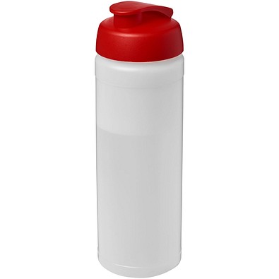 Baseline® Plus 750 ml Flasche mit Klappdeckel, transparent/rot