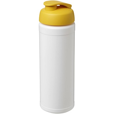 Baseline® Plus 750 ml Flasche mit Klappdeckel, weiß/gelb
