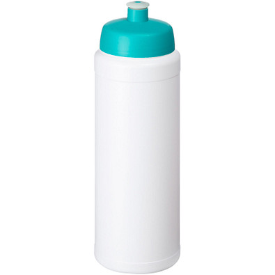 Baseline Plus Flasche mit Sportdeckel, 750 ml, weiss,aquablau