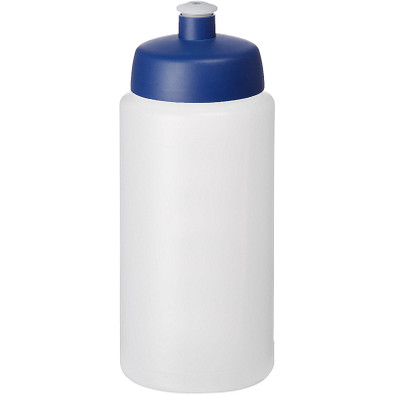 Baseline Plus grip Sportflasche mit Sportdeckel, 500 ml, transparent,blau