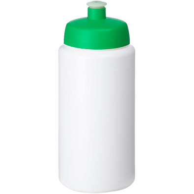 Baseline Plus grip Sportflasche mit Sportdeckel, 500 ml, weiss,grün