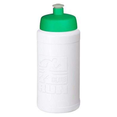 Baseline Rise 500 ml Sportflasche, weiß / grün
