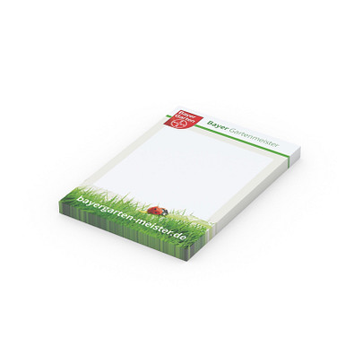 Geiger-Notes Haftpapier Basic 50 x 72 Bestseller, 50 Blatt, inkl. Druck, weiß