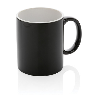 Basic Keramiktasse, schwarz