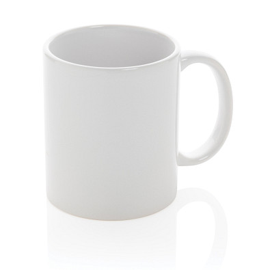 Basic Keramiktasse, weiß, weiß