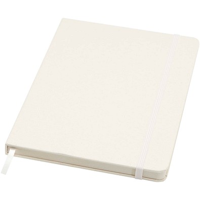 Bass A5 recyceltes Notizbuch, liniert, weiss