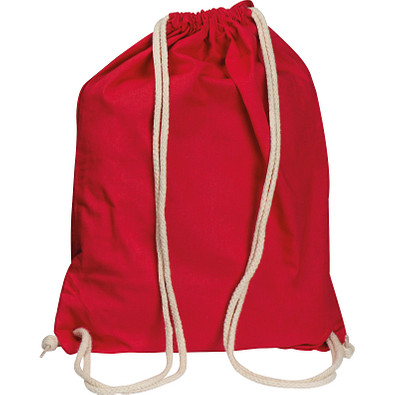Baumwollgymbag Carlsbad,rot