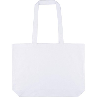 Baumwolle (140 g/m²) Einkaufstasche Tarin, Weiß
