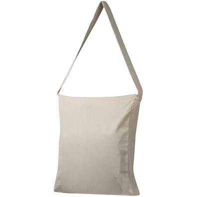 Baumwolltasche mit Canvasgurt Lehbek,weiss