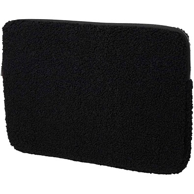 Bear 13 GRS-recycelte Sherpa Laptophülle 2 L, schwarz