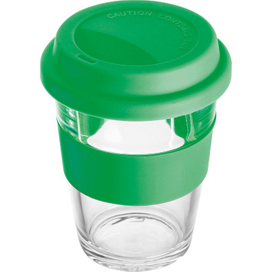 Becher aus Glas, 300 ml, grün