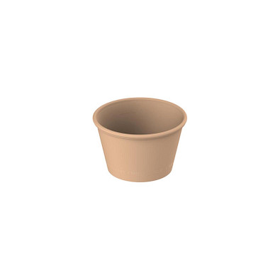 Kaffeebecher ToGo, 100 ml, beständiges braun
