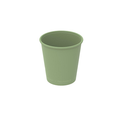 Kaffeebecher ToGo, 200 ml, geselliges grün